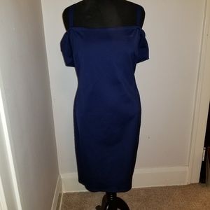 Off-the-shoulder Fitted Sheath Dress